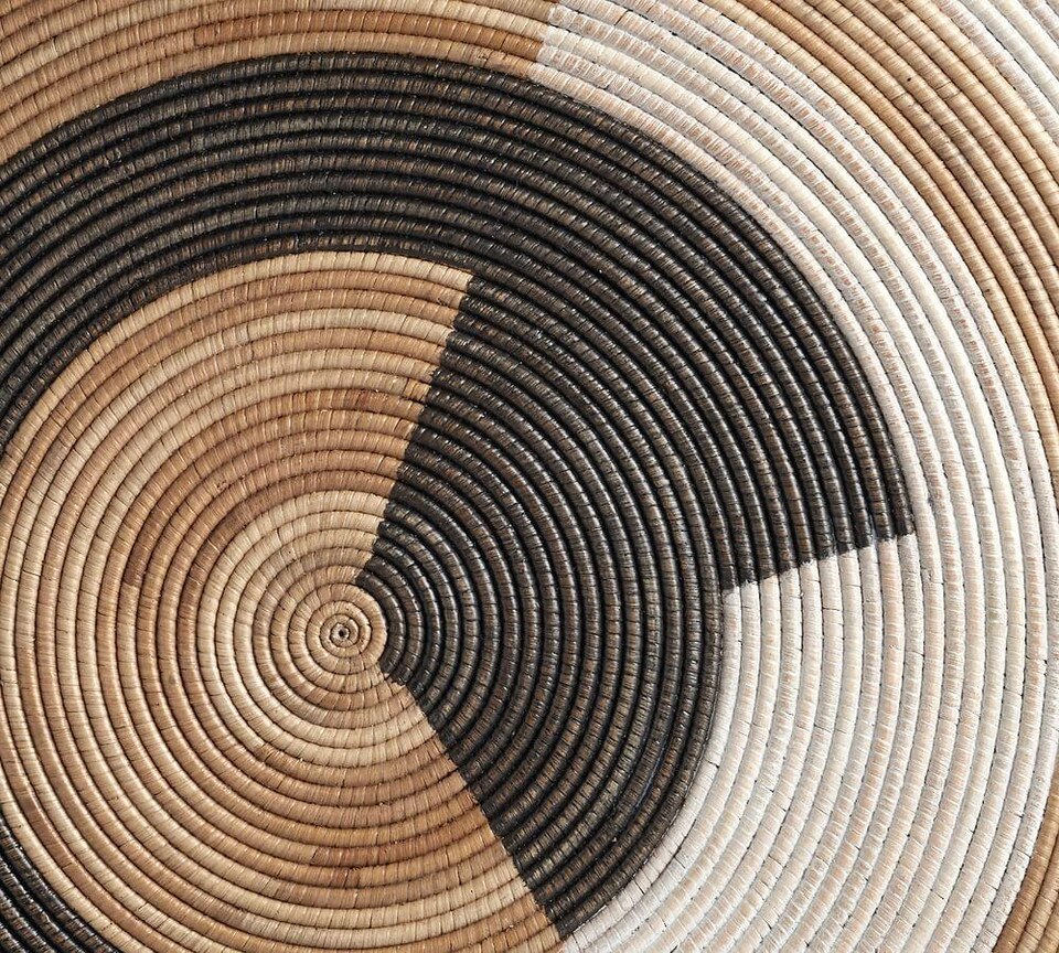 Sierra Handwoven Rattan Disc Wall Art Pottery Barn Australia